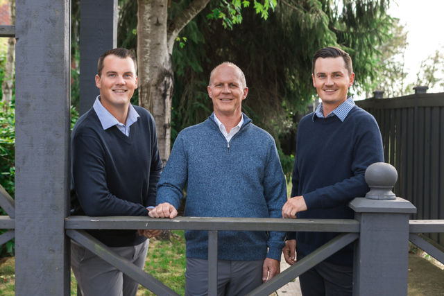 Ritch, Matt and Joe Olson, the Olson Team